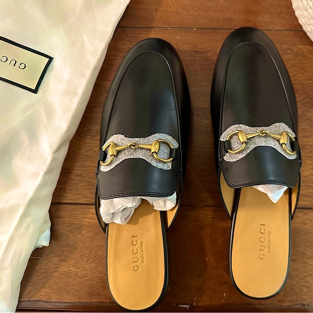 Gucci Princetown leather mules slipper